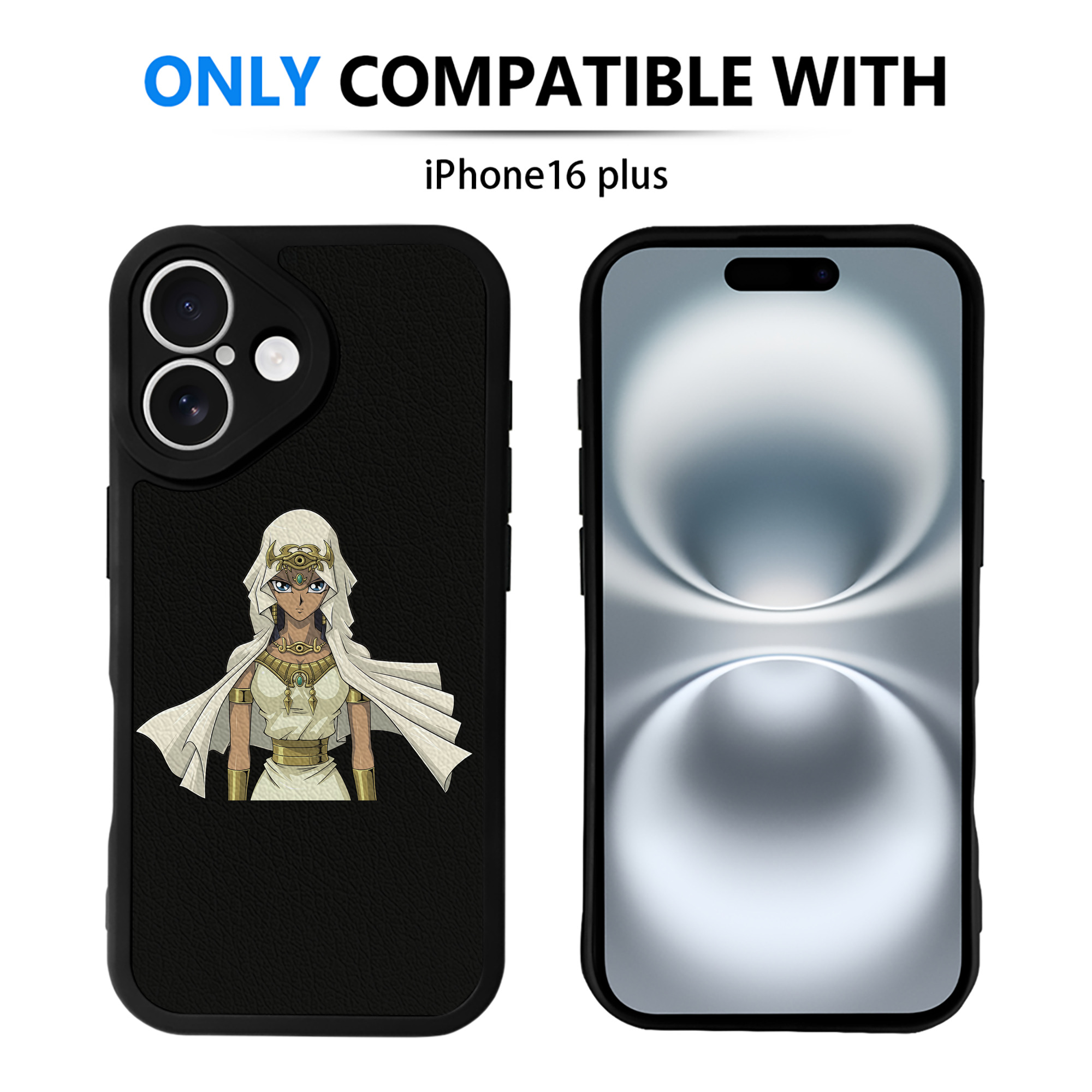 遊☆戯☆王 Yu-Gi-Oh! 【iPhone 16シリーズ対応】シリコンスマホケース（レザー調） 材質：シリコン